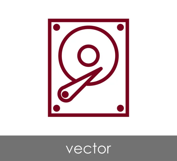 Speicherdisk-Symbol — Stockvektor