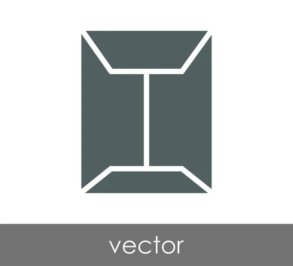 Ilustración de icono de sobre — Vector de stock