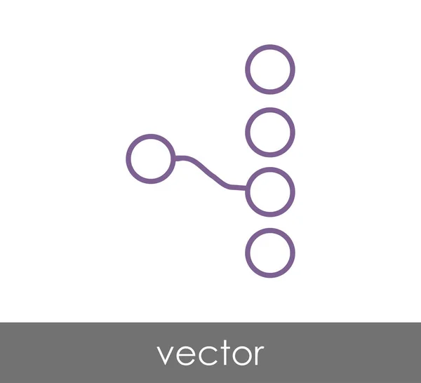 Hierarchy icon illustration — Stock Vector