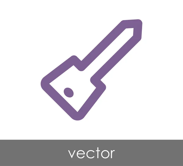 Diseño del icono clave — Vector de stock