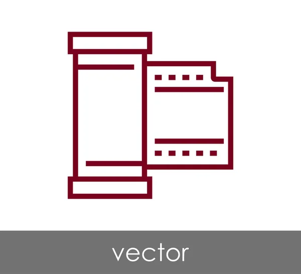 Design de ícone de filme — Vetor de Stock