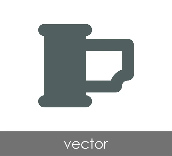 Ontwerp van het pictogram van de film — Stockvector