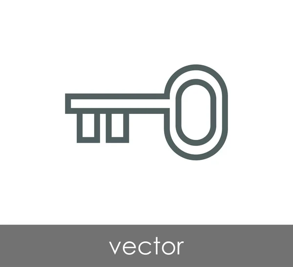 Diseño del icono clave — Vector de stock