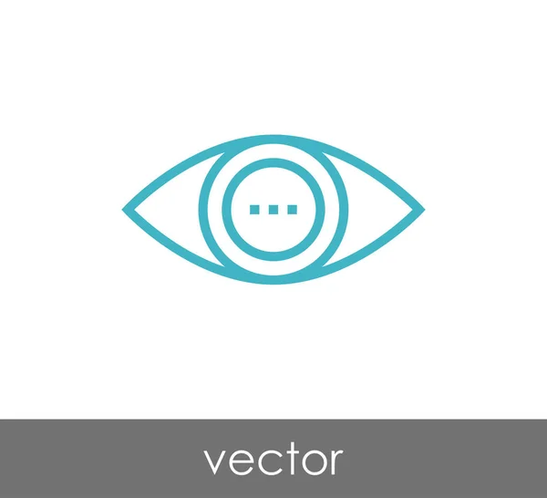 Icono del ojo humano — Vector de stock