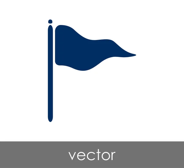 Иконка флага — стоковый вектор