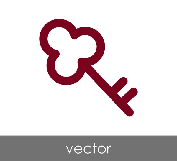 Diseño del icono clave — Vector de stock