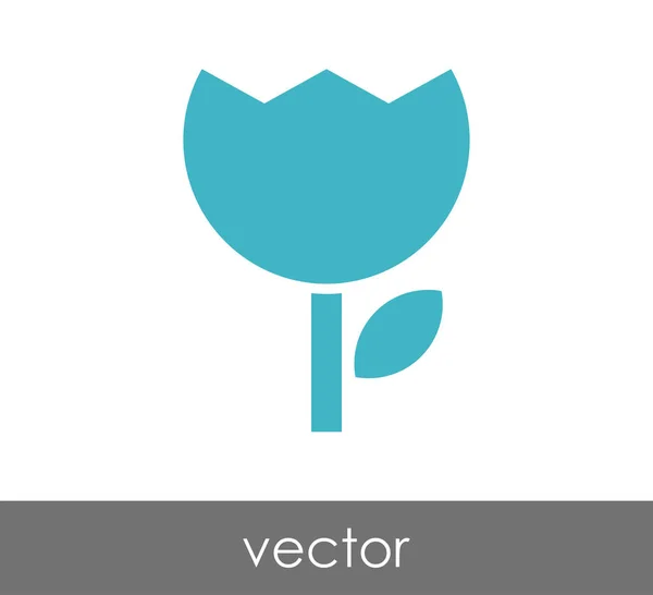 Ilustração do ícone da flor — Vetor de Stock