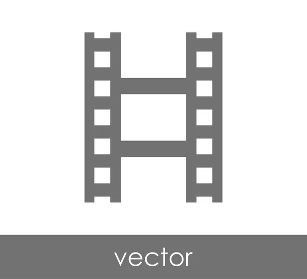 Diseño del icono de la película — Vector de stock