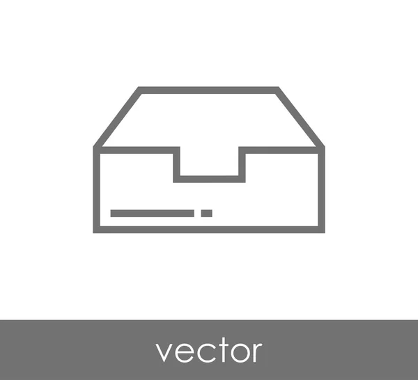 Иконка архива — стоковый вектор