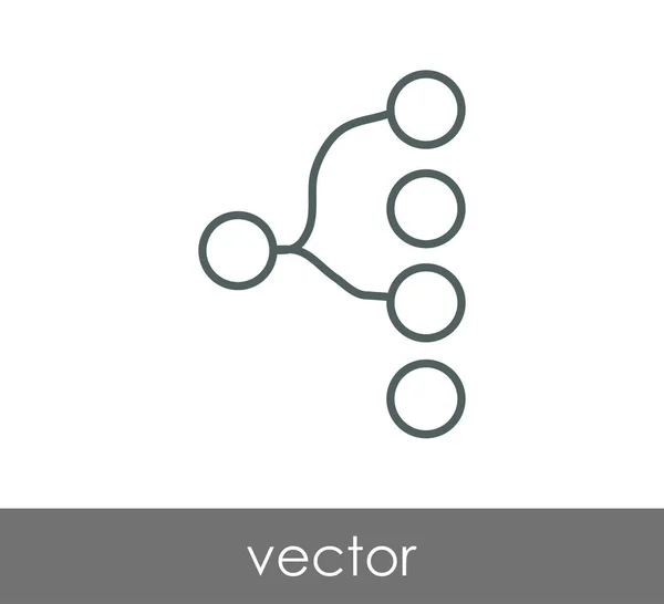 Hierarchie-Ikone — Stockvektor