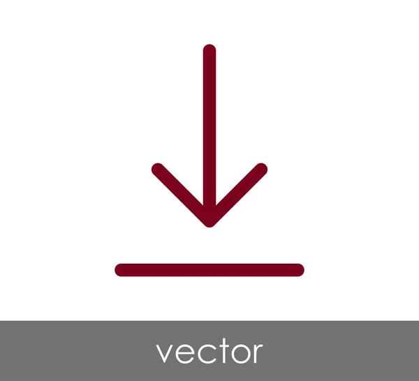 Hämta pilikonen — Stock vektor