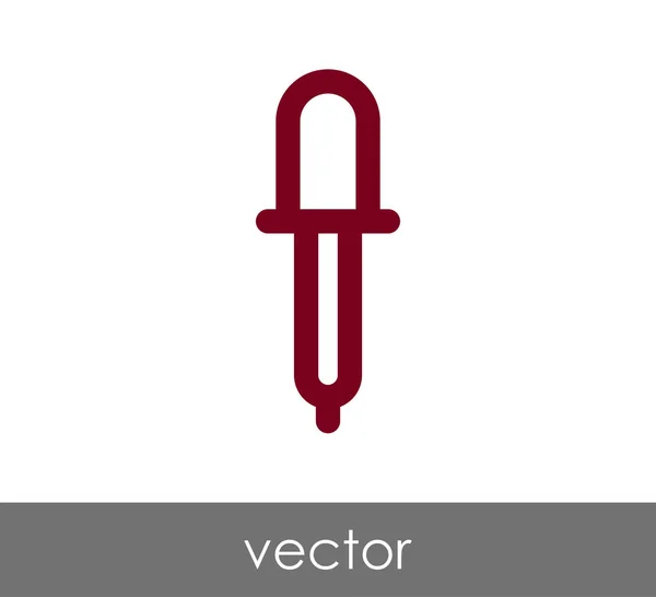 Pictograma web dropper — Vector de stoc