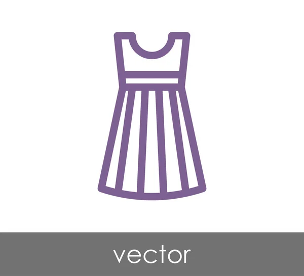 Vestido icono web — Archivo Imágenes Vectoriales