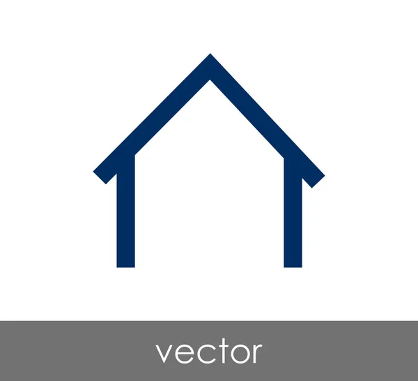 Home building icon — Stock Vector