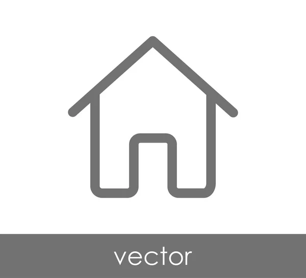 Icono del edificio de casa — Vector de stock