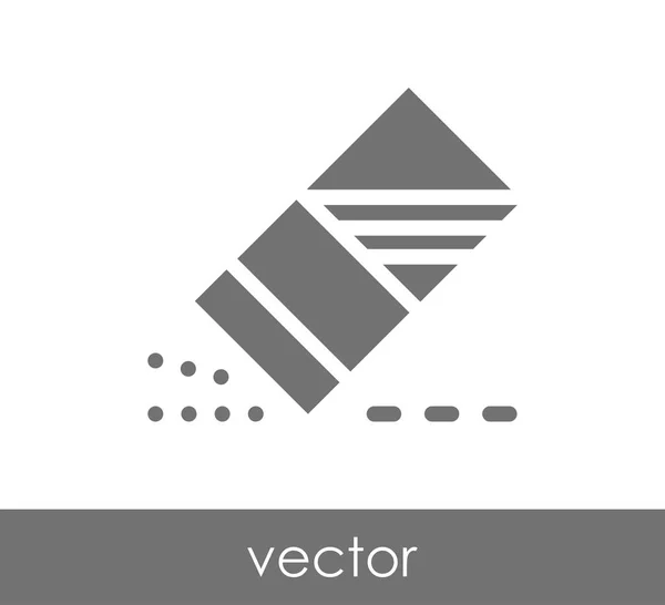 Radiergummi-Websymbol — Stockvektor