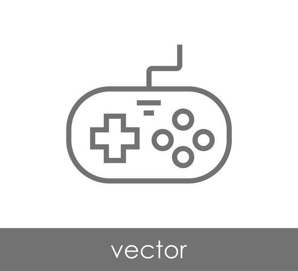 Ikon web Joystick - Stok Vektor