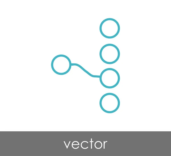 Hierarchie-Ikone — Stockvektor