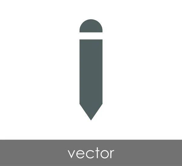 Editar ícone com lápis —  Vetores de Stock
