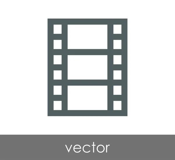 Дизайн іконки плівки — стоковий вектор