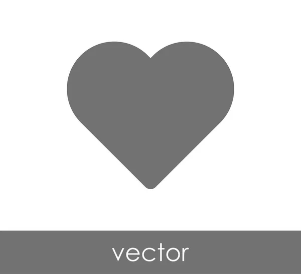 Simple heart icon — Stock Vector