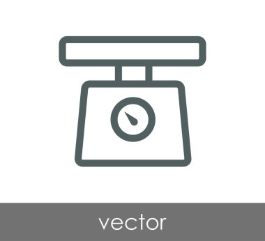 Gıda ölçek simgesi 