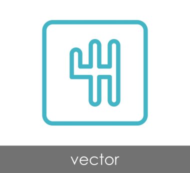 Araba vites kutusu simgesi