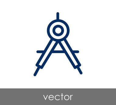 드로잉 나침반 아이콘 