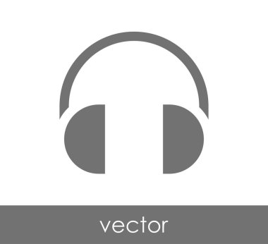 kulaklık basit simgesi
