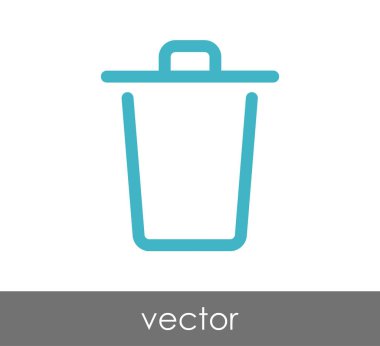 çöp kutusu simgesini