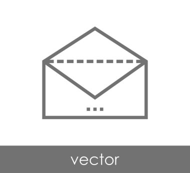 zarf simgesi illüstrasyon 