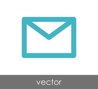 zarf simgesi illüstrasyon 