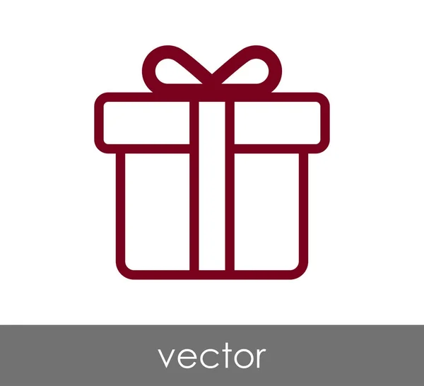 Gift box icon — Stock Vector