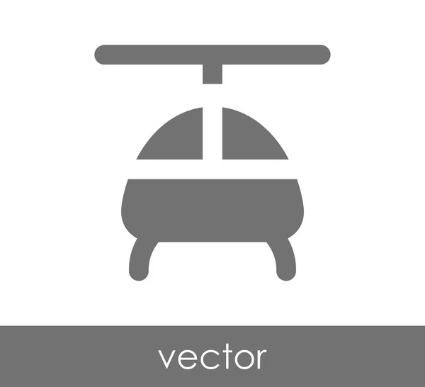 Ilustración del icono del helicóptero — Vector de stock