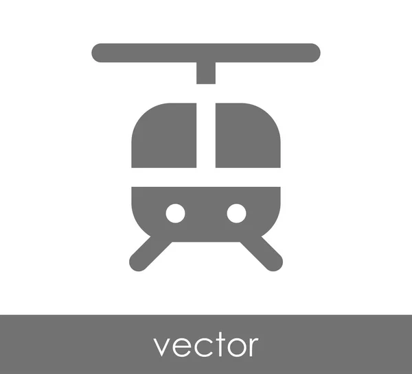 Ilustración del icono del helicóptero — Archivo Imágenes Vectoriales