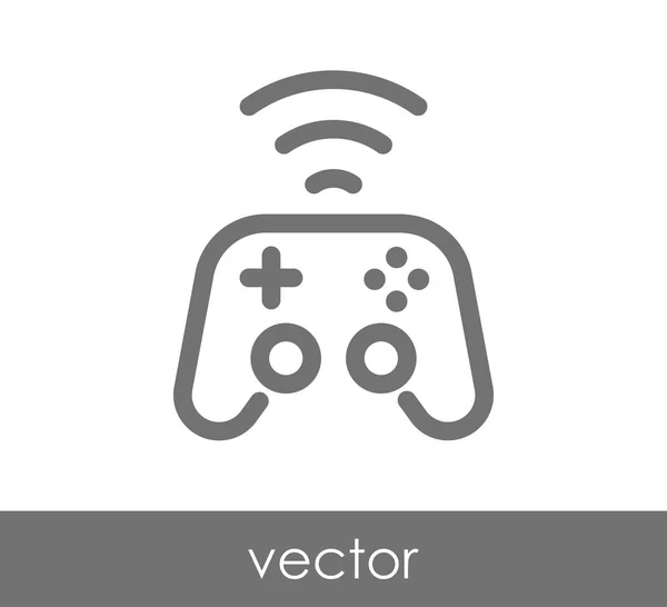 Joystick icono web — Vector de stock