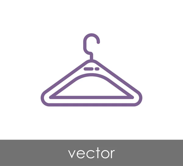 Kleiderbügel einfaches Symbol — Stockvektor
