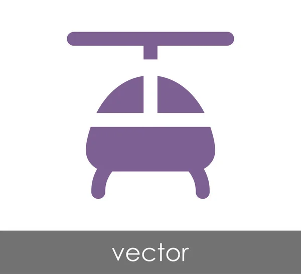 Helikopter-Ikone — Stockvektor