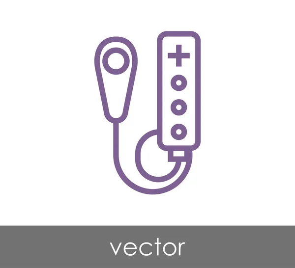 Joystick ícone web — Vetor de Stock