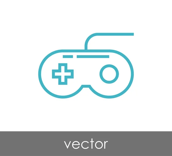 Joystick ícone web — Vetor de Stock