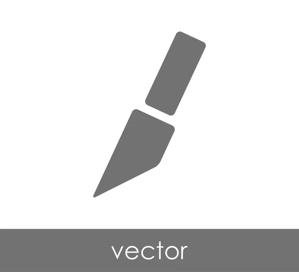 Diseño del icono del cuchillo — Vector de stock