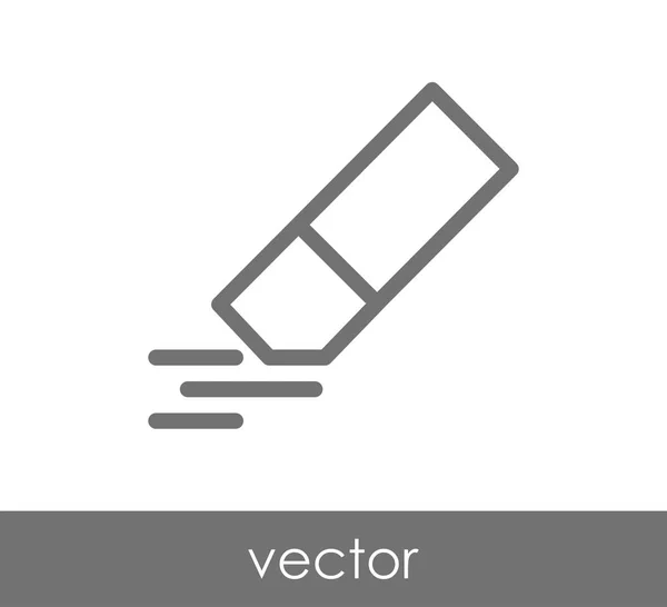 Eraser web icon — Stock Vector