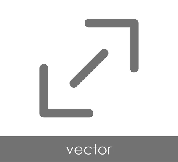 Icono de pantalla completa — Vector de stock