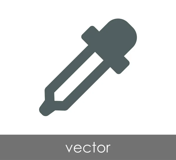 Pipette Web-Symbol — Stockvektor