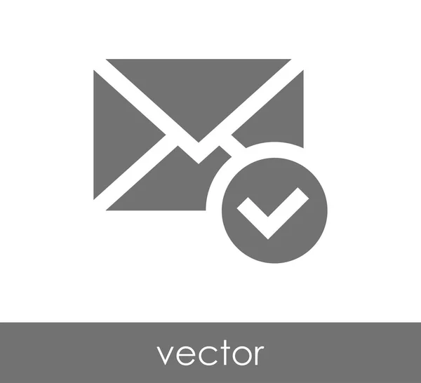 E-Mail-Symbol lesen — Stockvektor