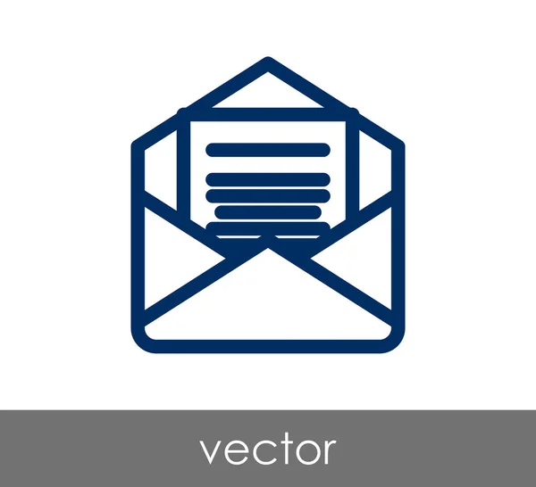 Einkommen E-Mail-Symbol — Stockvektor