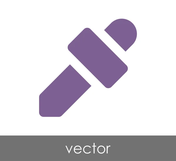 Dropper spindelväv ikonen — Stock vektor