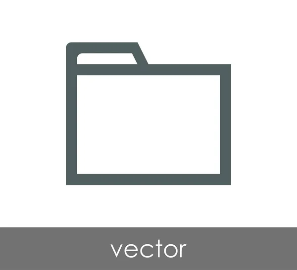 Folder web icon — Stock Vector