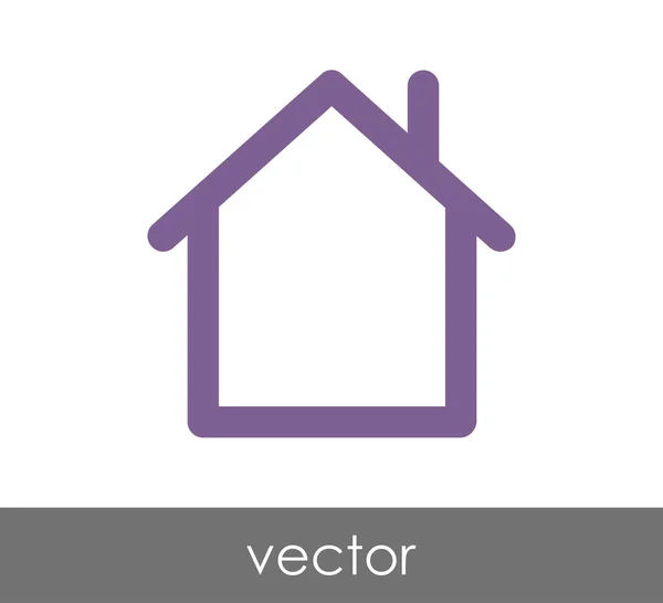 Icône de construction de maison — Image vectorielle