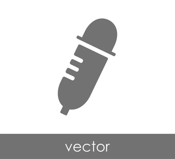 Pipette Web-Symbol — Stockvektor